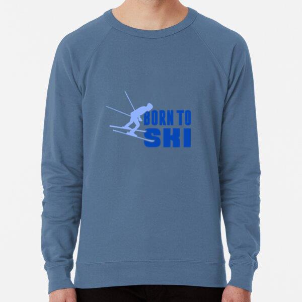 Born To Ski Badge Loose Fit Sweatshirt