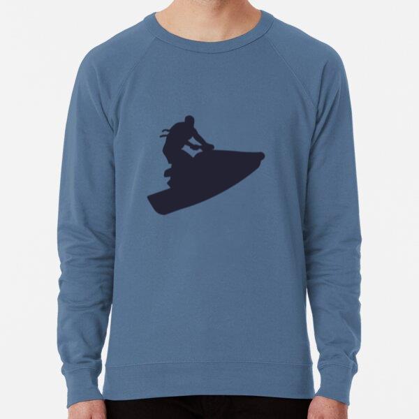 Boy Jet Skiing Silhouette Loose Fit Sweatshirt