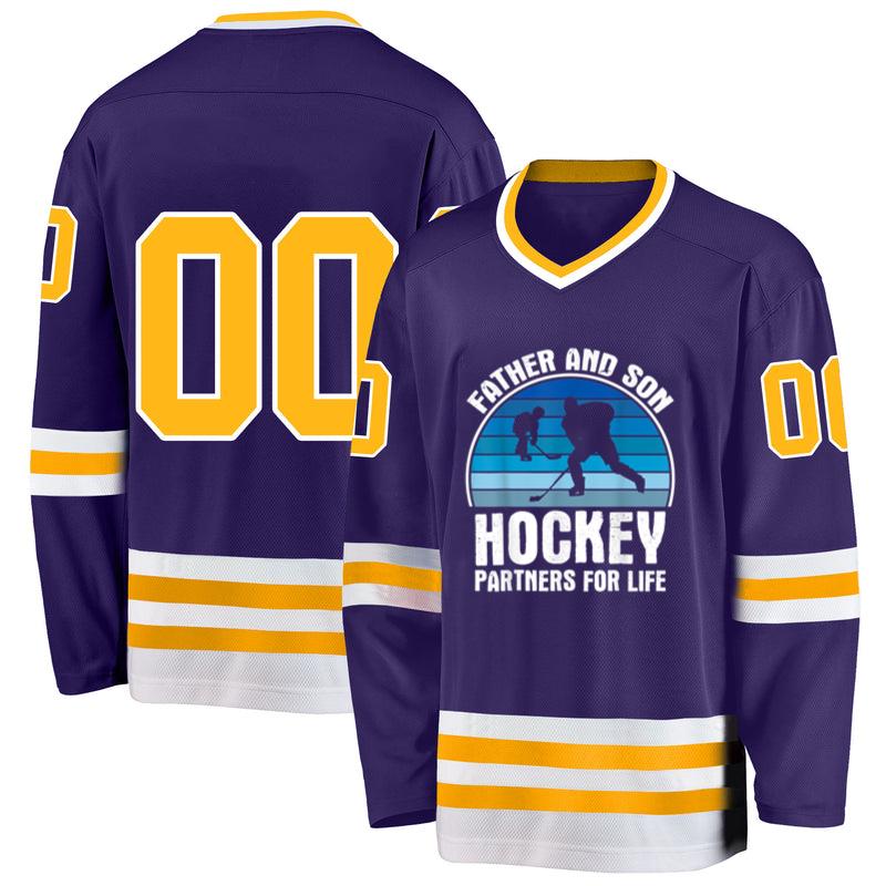 Father And Son Partners For Life Hockey Hockey Jersey