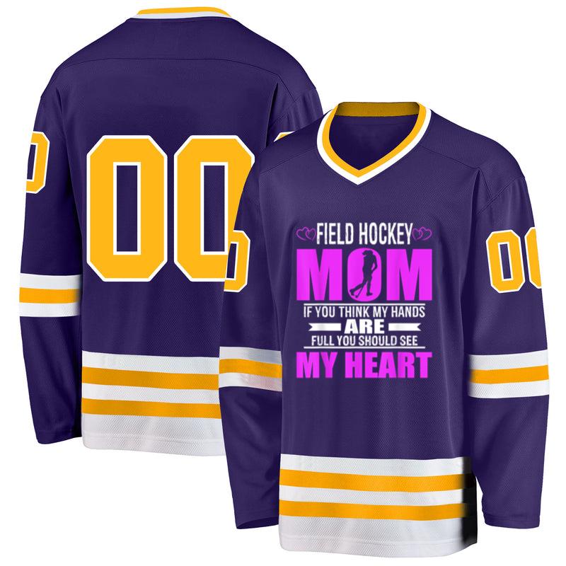 Field Hockey Moms Full Heart Hockey Jersey