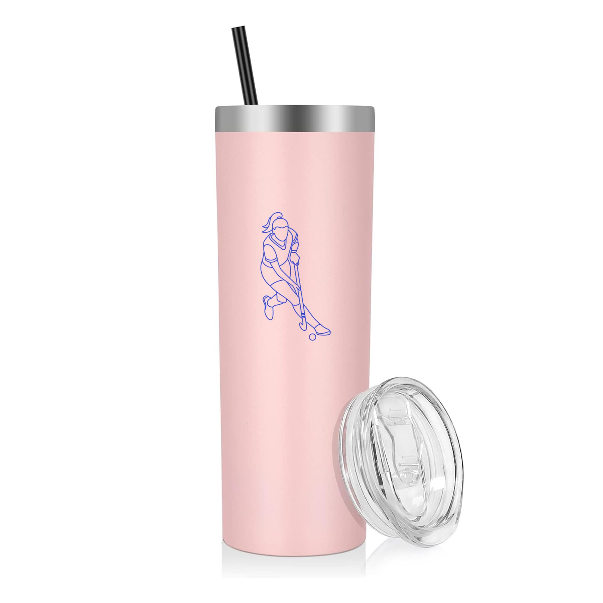 Hockey Player Stroke 20oz Stainless Steel Tumbler