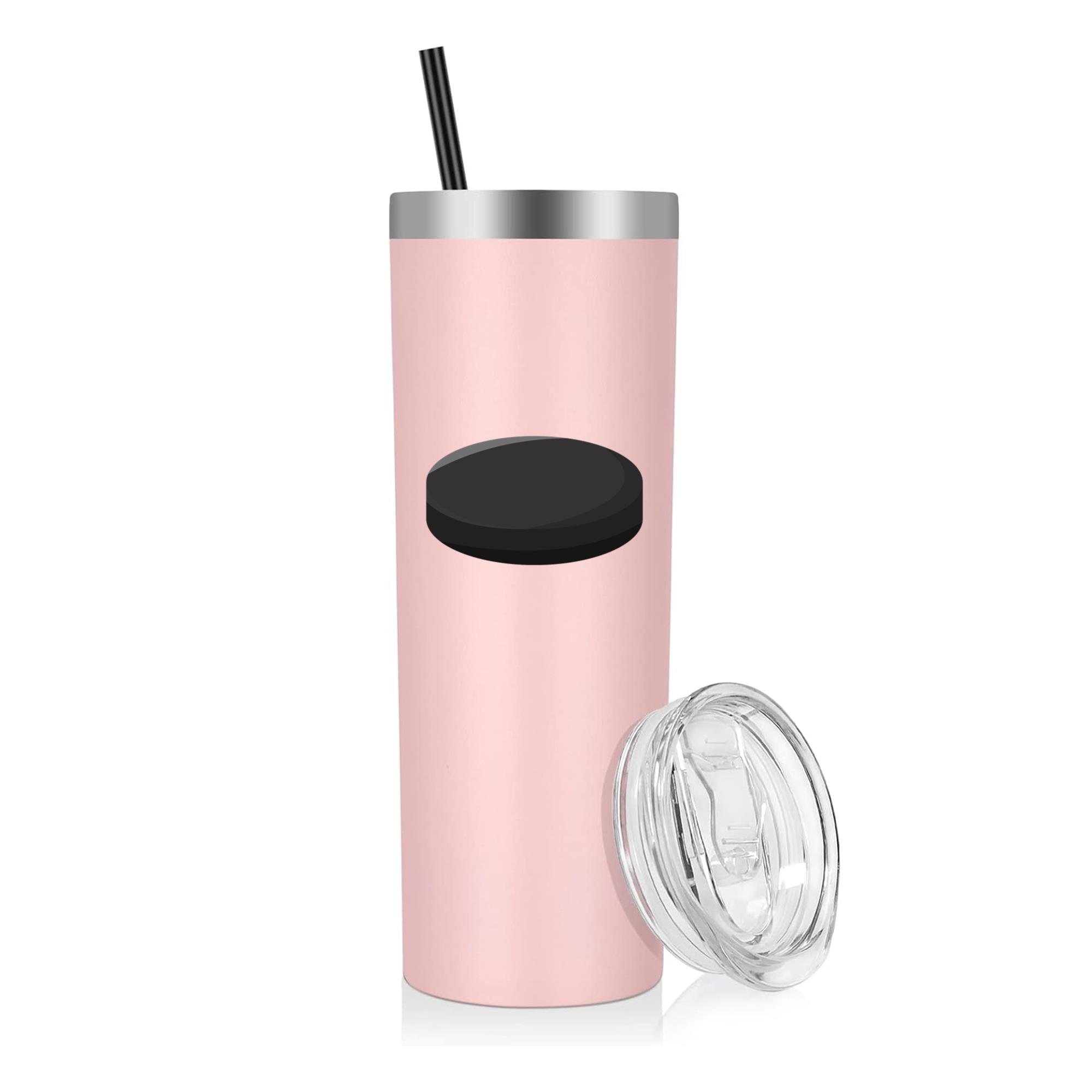 Hockey Puck Icon 20oz Stainless Steel Tumbler