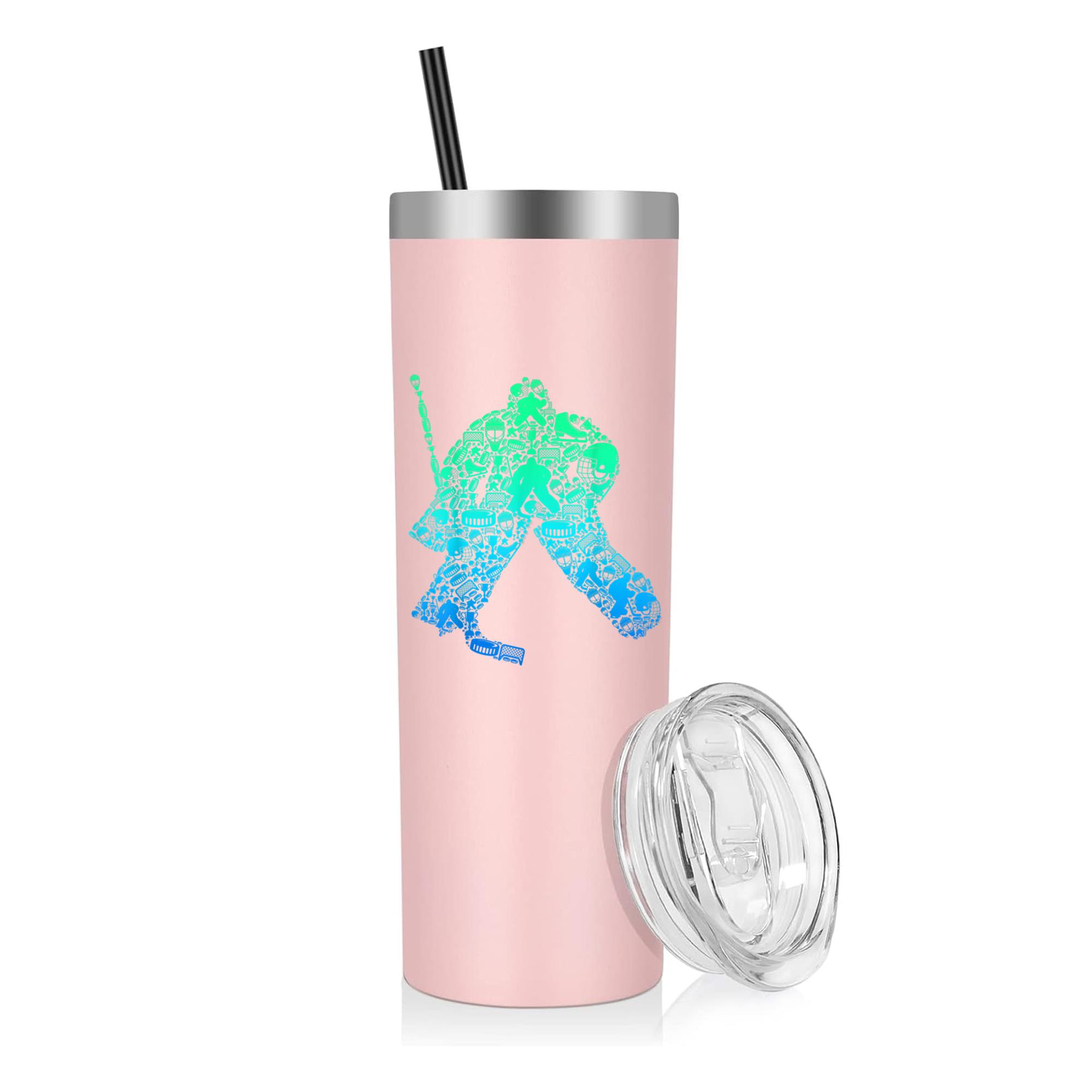 Ice Hockey Goalie Hockey 20oz Stainless Steel Tumbler